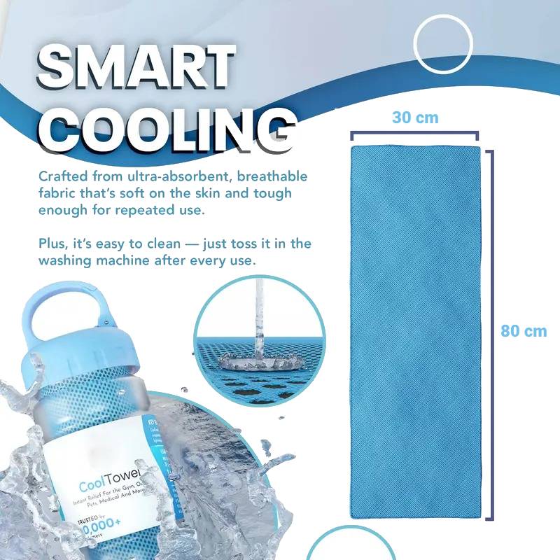 🔥Last Day 49% OFF🔥CoolTowel Bottle - Cold Sweat Towel You Can Use Anywhere, Anytime! Reusable Soft Absorbent Cooling Portable