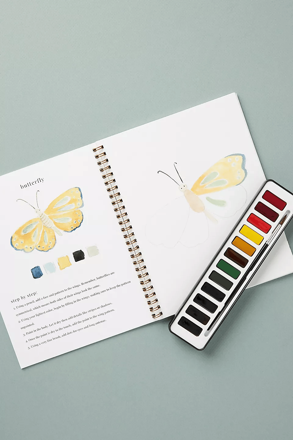 🔥LENTE MEGA UITVERKOOP🖼️Beginnersvriendelijk💕 Aquarel Werkboek
