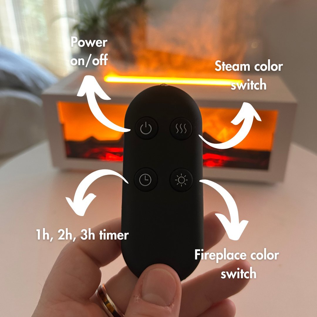 🎅Christmas Sales 49% OFF🔥Flame Fireplace Diffuser for Essential Oils