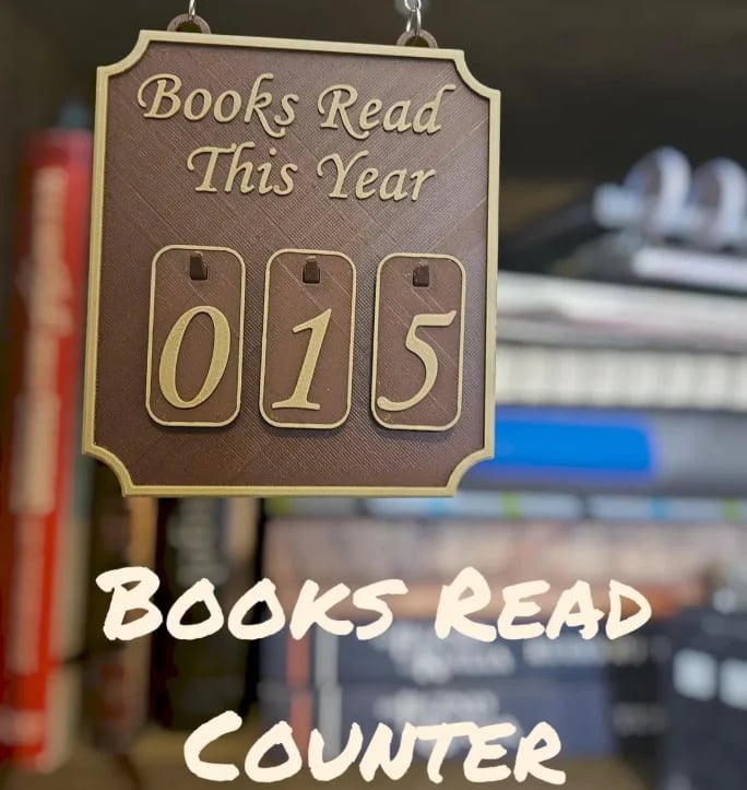 ⏰Limited stock!🔥Hanging Bookshelf Counter Bookish Decor Books Read This Year Counter